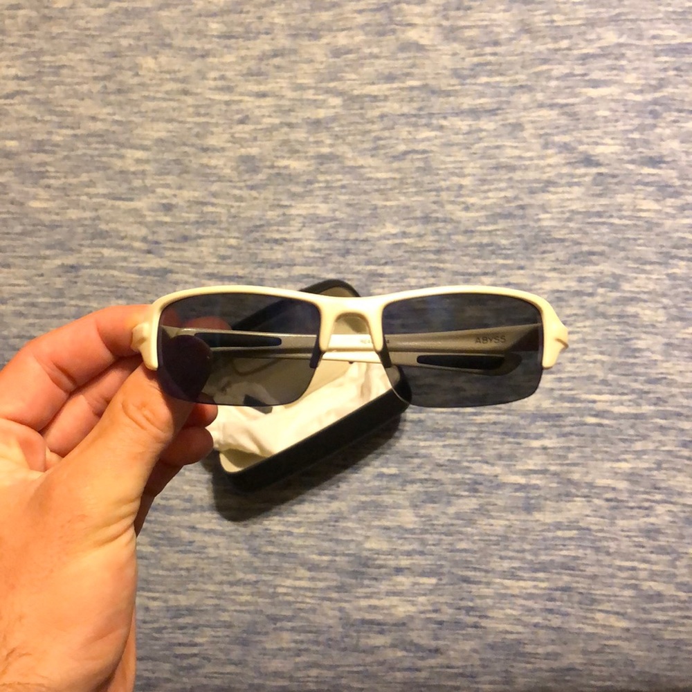 Revo polarized white sunglasses